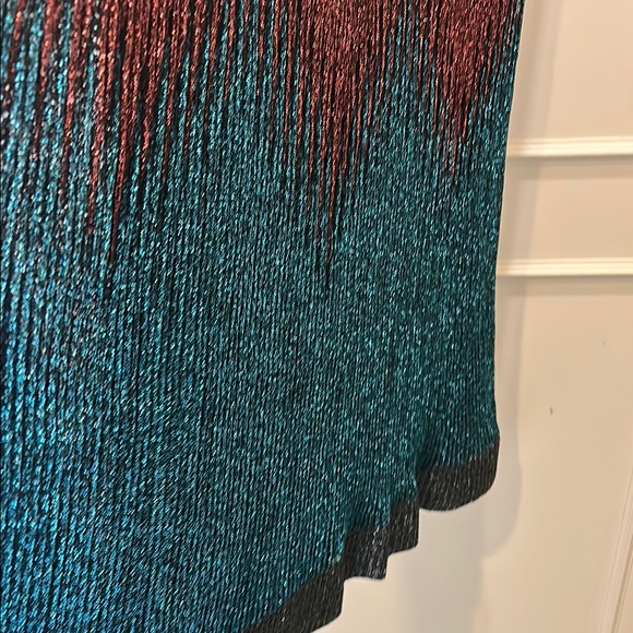 Missoni Multicolor metallic Knit Maxi Skirt brand new never worn rust/green 42 6 - Picture 8 of 9